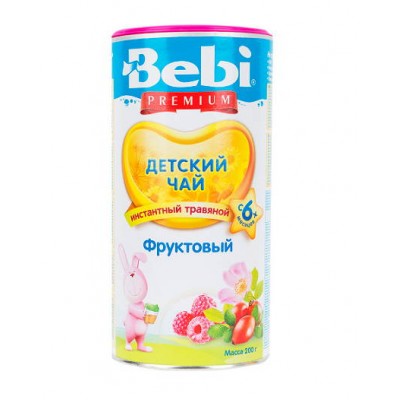 Чай Bebi Premium фруктовый, 200 гр